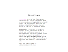 Tablet Screenshot of patentstorm.us